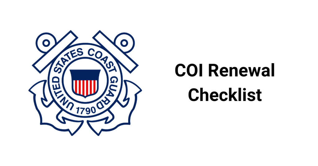 coi renewal uscg