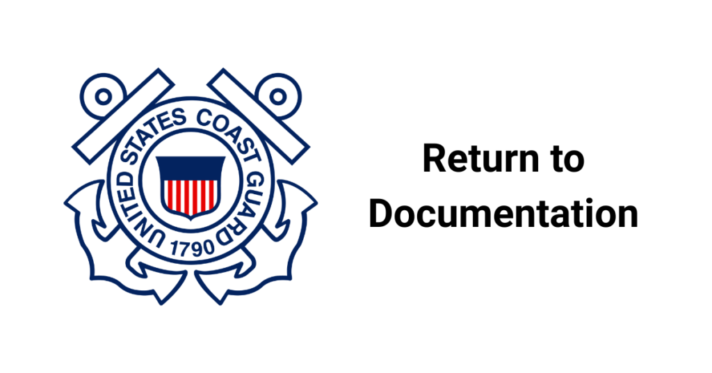 uscg return to documentation