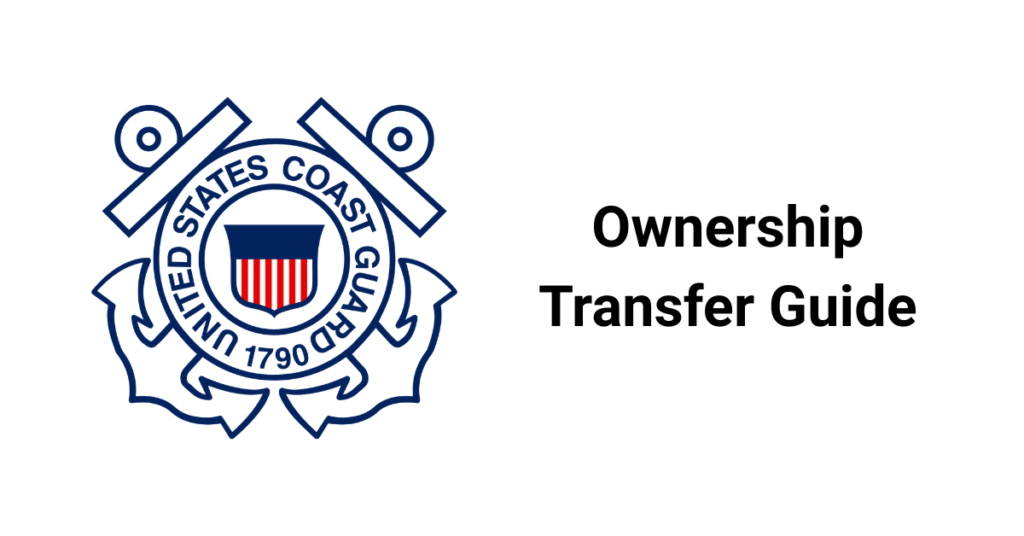 uscg vessel transfer